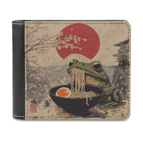 Japanische Frosch-Fressschale aus weichem PU-Leder, Bifold Wallet, Münzgeldbörse, Kreditkartenetui, robuster Kartenhalter, schlanke Geldscheinfach für Männer und Frauen Japanische Frosch-Fressschale aus weichem PU-Leder, Bifold Wallet, Münzgeldbörse, Kreditkartenetui, robuster Kartenhalter, schlanke Geldscheinfach für Männer und Frauen von Jubonexis