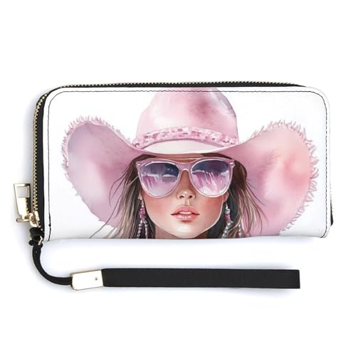 Jubonexis Aquarell-Cowgirl-Sonnenbrille, PU-Leder, Clutch, lange Faltbörse, Münzgeldbörse, Kreditkartenetui, robuster Kartenhalter, Geldaufbewahrung für Damen und Herren Jubonexis Aquarell-Cowgirl-Sonnenbrille, PU-Leder, Clutch, lange Faltbörse, Münzgeldbörse, Kreditkartenetui, robuster Kartenhalter, Geldaufbewahrung für Damen und Herren von Jubonexis