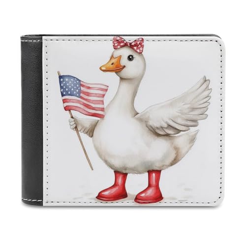 Jubonexis Aquarell-weiße Gänserote Gummistiefel, weiches PU-Leder, Bifold Wallet, Münzgeldbörse, Kreditkartenetui, robuster Kartenhalter, schlanke Geldscheinfach für Männer und Frauen Jubonexis Aquarell-weiße Gänserote Gummistiefel, weiches PU-Leder, Bifold Wallet, Münzgeldbörse, Kreditkartenetui, robuster Kartenhalter, schlanke Geldscheinfach für Männer und Frauen von Jubonexis