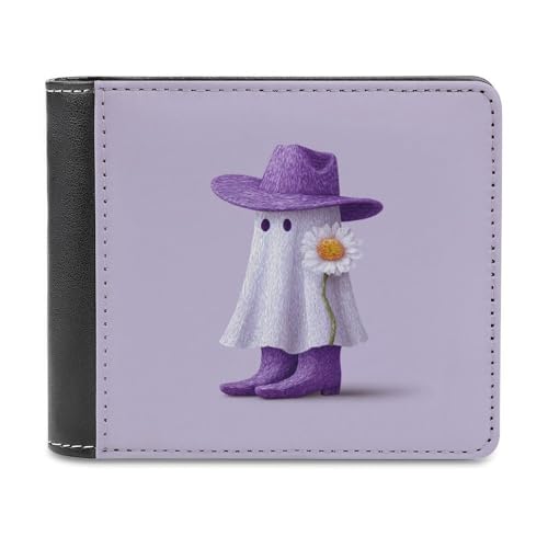Jubonexis Cowboy-Geist in lila Hut Stiefeln, weiches PU-Leder, Bifold Wallet, Münzgeldbörse, Kreditkartenetui, robuster Kartenhalter, schlanke Geldscheinfach für Männer und Frauen Jubonexis Cowboy-Geist in lila Hut Stiefeln, weiches PU-Leder, Bifold Wallet, Münzgeldbörse, Kreditkartenetui, robuster Kartenhalter, schlanke Geldscheinfach für Männer und Frauen von Jubonexis