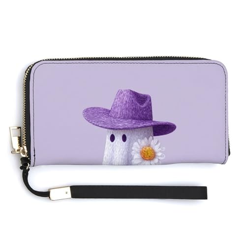 Jubonexis Cowboy Ghost in lila Hut Stiefel PU Leder Clutch Lange Bifold Wallet Münzgeldbörse Kreditkartenetui Langlebig Kartenhalter Geld Aufbewahrung für Damen Herren Jubonexis Cowboy Ghost in lila Hut Stiefel PU Leder Clutch Lange Bifold Wallet Münzgeldbörse Kreditkartenetui Langlebig Kartenhalter Geld Aufbewahrung für Damen Herren von Jubonexis