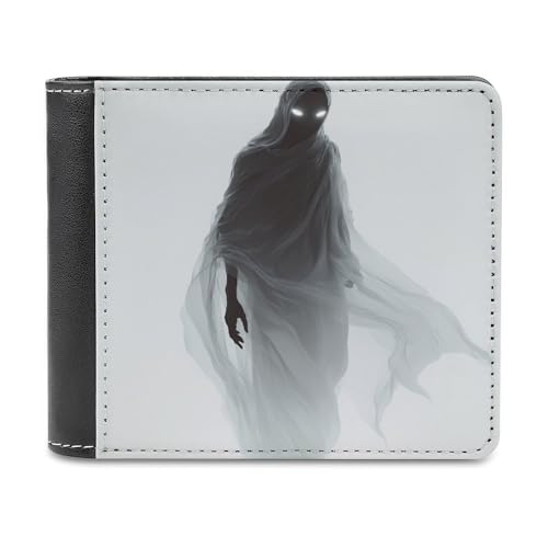 Jubonexis Dark Wispy Geldbörse mit Schattenfigur, Geisterfigur, weiches PU-Leder, Münzgeldbörse, Kreditkartenetui, langlebig, Kartenhalter, schlanke Geldscheinfach, für Männer und Frauen Jubonexis Dark Wispy Geldbörse mit Schattenfigur, Geisterfigur, weiches PU-Leder, Münzgeldbörse, Kreditkartenetui, langlebig, Kartenhalter, schlanke Geldscheinfach, für Männer und Frauen von Jubonexis