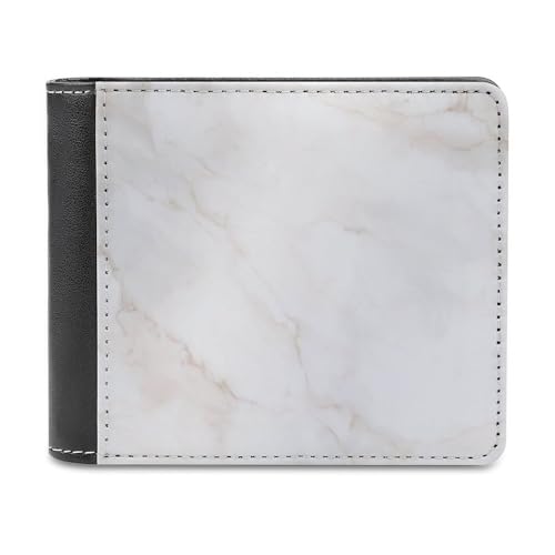 Jubonexis Geldbörse aus weichem PU-Leder, für Münzen, Kreditkarte, langlebig, Kartenhalter, schmal, für Männer und Frauen, Weiß von Jubonexis