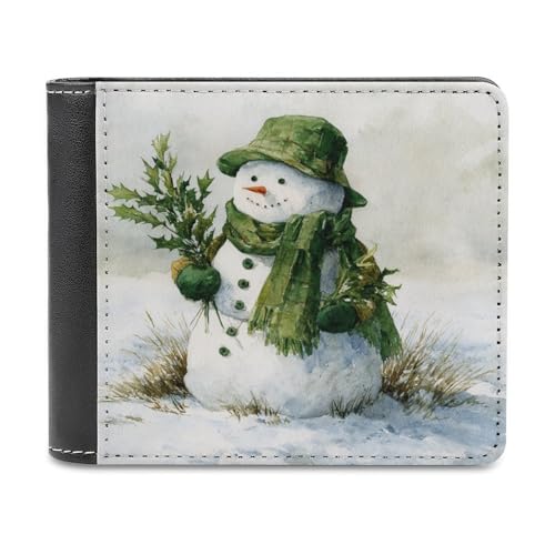 Jubonexis Geldbörse mit weihnachtlichem Schneemann und Schal, Mütze, weiches PU-Leder, Münzgeldbörse, Kreditkartenetui, langlebig, Kartenhalter, schmal, für Männer und Frauen, Geldaufbewahrung Jubonexis Geldbörse mit weihnachtlichem Schneemann und Schal, Mütze, weiches PU-Leder, Münzgeldbörse, Kreditkartenetui, langlebig, Kartenhalter, schmal, für Männer und Frauen, Geldaufbewahrung von Jubonexis