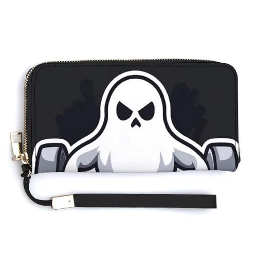 Jubonexis Gym Ghost Lifting A Barbell PU Leder Clutch Lange Bifold Wallet Münzgeldbörse Kreditkartenetui Haltbarer Kartenhalter Geld Aufbewahrung für Damen Herren Jubonexis Gym Ghost Lifting A Barbell PU Leder Clutch Lange Bifold Wallet Münzgeldbörse Kreditkartenetui Haltbarer Kartenhalter Geld Aufbewahrung für Damen Herren von Jubonexis