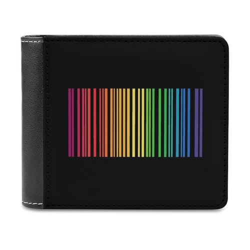 Jubonexis Minimalistische Regenbogen-Barcode-Geldbörse mit vertikalen Linien, weiches PU-Leder, Münzgeldbörse, Kreditkartenetui, robuster Kartenhalter, schlanke Geldscheinfach für Männer und Frauen Jubonexis Minimalistische Regenbogen-Barcode-Geldbörse mit vertikalen Linien, weiches PU-Leder, Münzgeldbörse, Kreditkartenetui, robuster Kartenhalter, schlanke Geldscheinfach für Männer und Frauen von Jubonexis