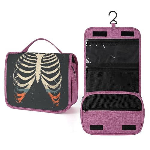 Kulturbeutel in Herzform, geriffelter Käfig, Retro, Reise-Kulturbeutel für Damen, zum Aufhängen, Make-up-Organizer mit Haken für Shampoo Kulturbeutel in Herzform, geriffelter Käfig, Retro, Reise-Kulturbeutel für Damen, zum Aufhängen, Make-up-Organizer mit Haken für Shampoo von Jubonexis