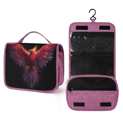 Mythical Phoenix Reise-Kulturbeutel für Damen, zum Aufhängen, Make-up-Organizer mit Haken für Shampoo Mythical Phoenix Reise-Kulturbeutel für Damen, zum Aufhängen, Make-up-Organizer mit Haken für Shampoo von Jubonexis