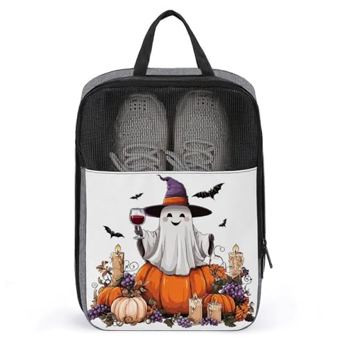 Niedlicher Geist hält ein Weinglas-Schuhbeutel für Reisen und den täglichen Gebrauch, Anti-Staub-Aufbewahrung, Tragetasche, Golf-Schuhbeutel von Jubonexis