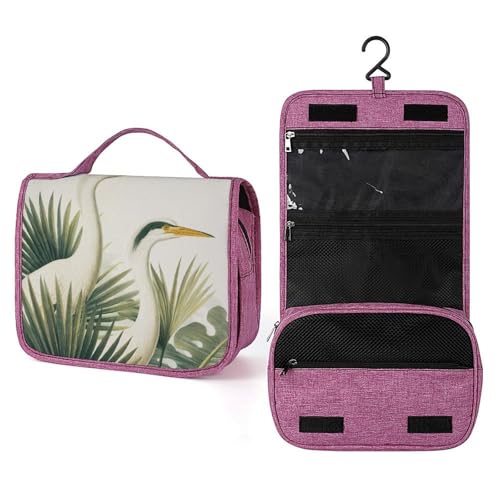 Two Herons Palmetto Leaves Minimalism Travel Toiletry Bag for Women,Hanging Makeup Organizer with Hook for Shampoo Two Herons Palmetto Leaves Minimalism Travel Toiletry Bag for Women,Hanging Makeup Organizer with Hook for Shampoo von Jubonexis