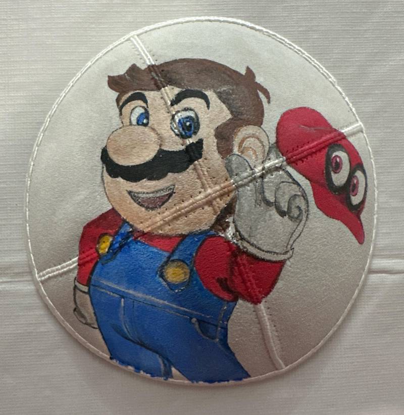 Maßgeschneiderte Handbemalte Suede Kippah - Kid's Designs Maßgeschneiderte Handbemalte Suede Kippah - Kid's Designs von JudaicaArtByMolly