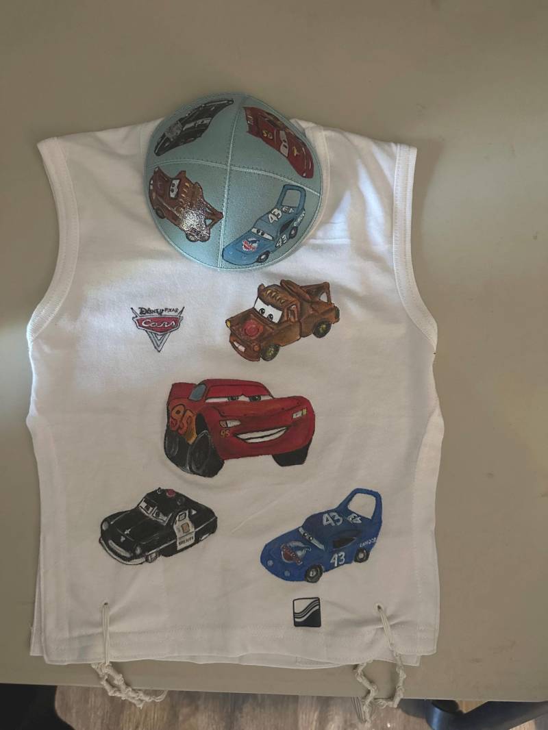 Tzitzit Und Kippah Set Tzitzit Und Kippah Set von JudaicaArtByMolly