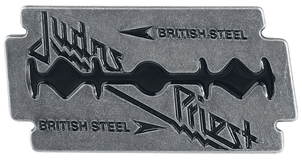 Judas Priest British Steel Pin silberfarben von Judas Priest