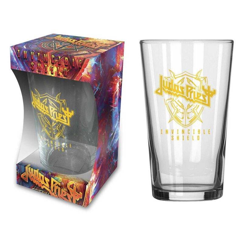 Judas Priest Invincible Shield Bierglas klar von Judas Priest