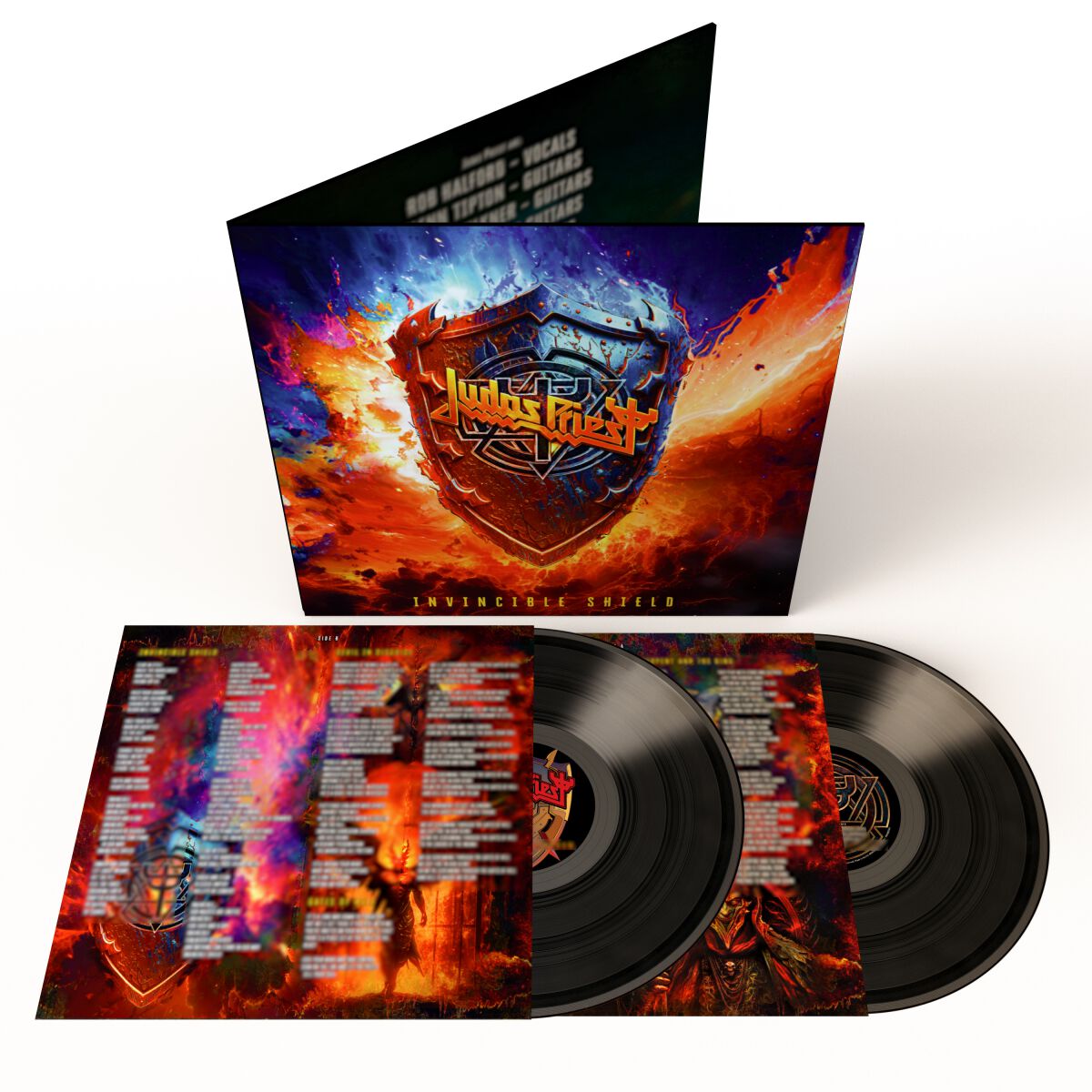 Judas Priest Invincible shield (Alternative Artwork) LP multicolor von Judas Priest