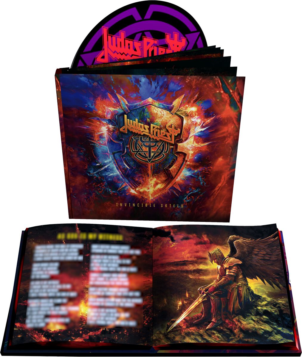 Judas Priest Invincible shield CD multicolor von Judas Priest