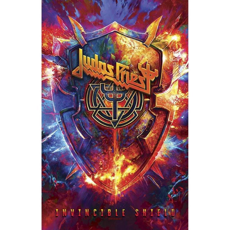 Judas Priest Invincible Shield Flagge multicolor von Judas Priest
