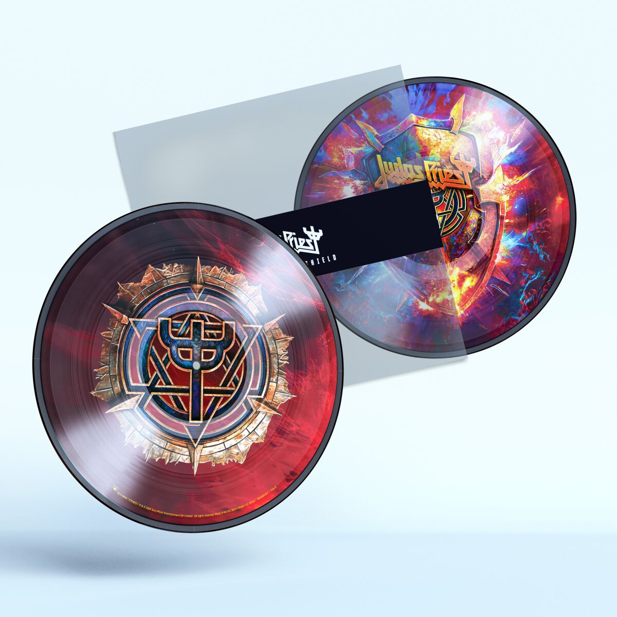 Judas Priest Invincible shield LP multicolor von Judas Priest