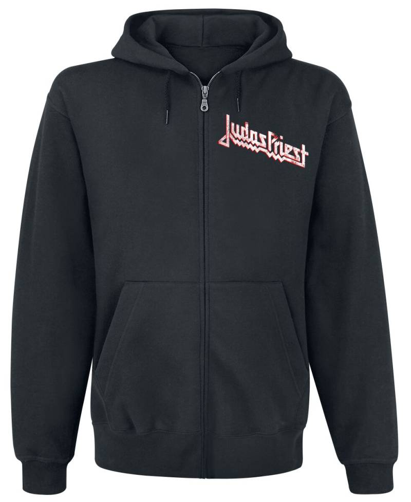 Judas Priest Kapuzenjacke - Painkiller - S bis L - für Männer - Größe S - schwarz  - Lizenziertes Merchandise! von Judas Priest