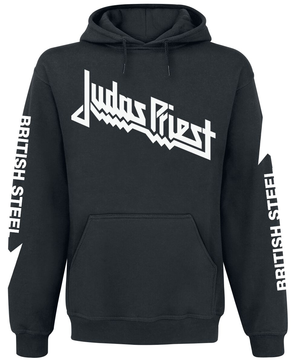 Judas Priest Kapuzenpullover - British Steel Anniversary 2020 - M bis XL - für Männer - Größe L - schwarz  - Lizenziertes Merchandise! von Judas Priest