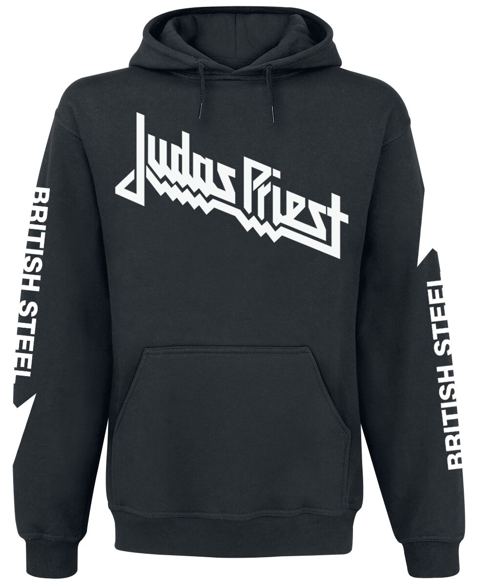 Judas Priest Kapuzenpullover - British Steel Anniversary 2020 - M bis XL - für Männer - Größe M - schwarz  - Lizenziertes Merchandise! von Judas Priest
