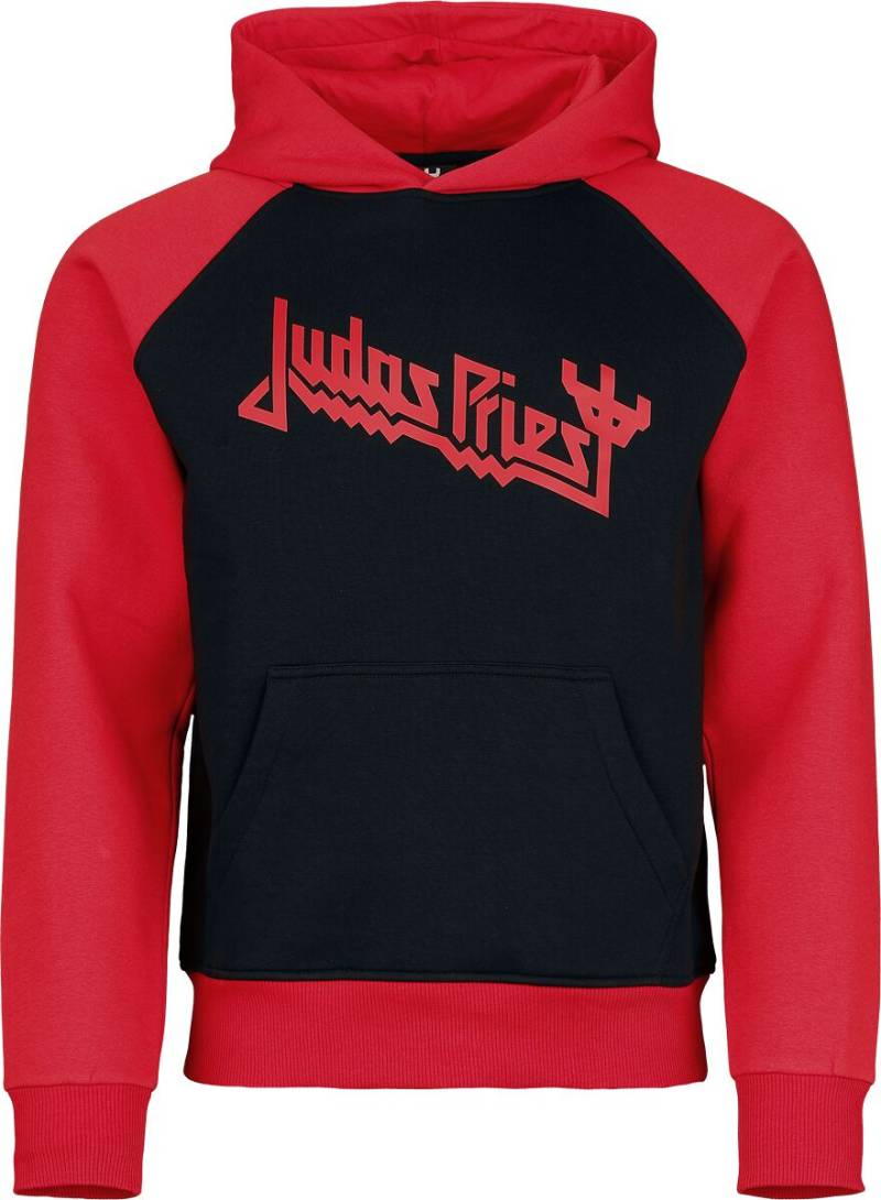 Judas Priest Kapuzenpullover - Logo - S bis 5XL - für Männer - Größe S - schwarz/rot  - EMP exklusives Merchandise! von Judas Priest