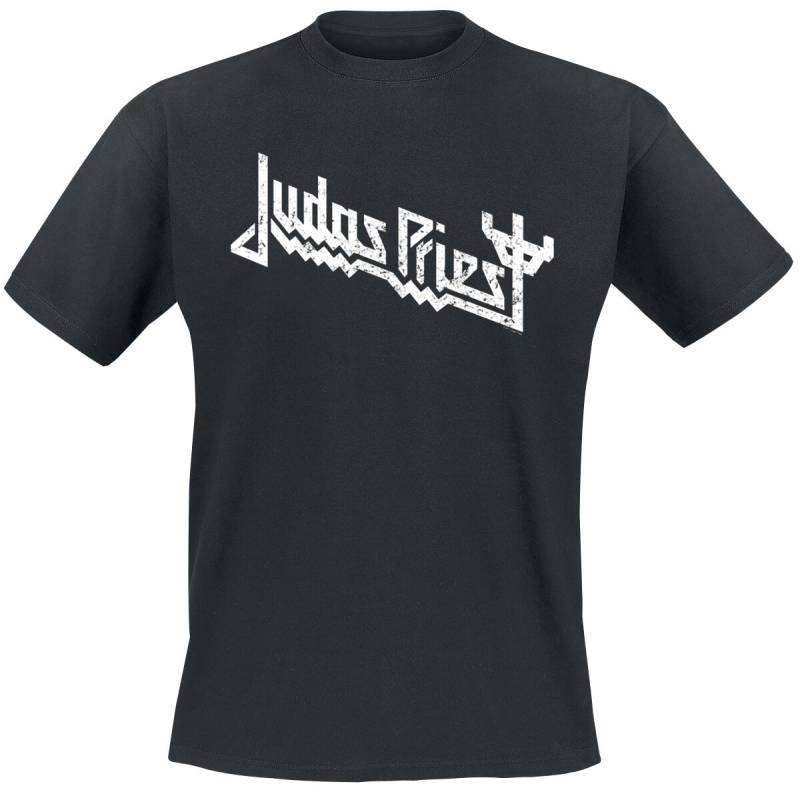 Judas Priest Logo T-Shirt schwarz in L von Judas Priest