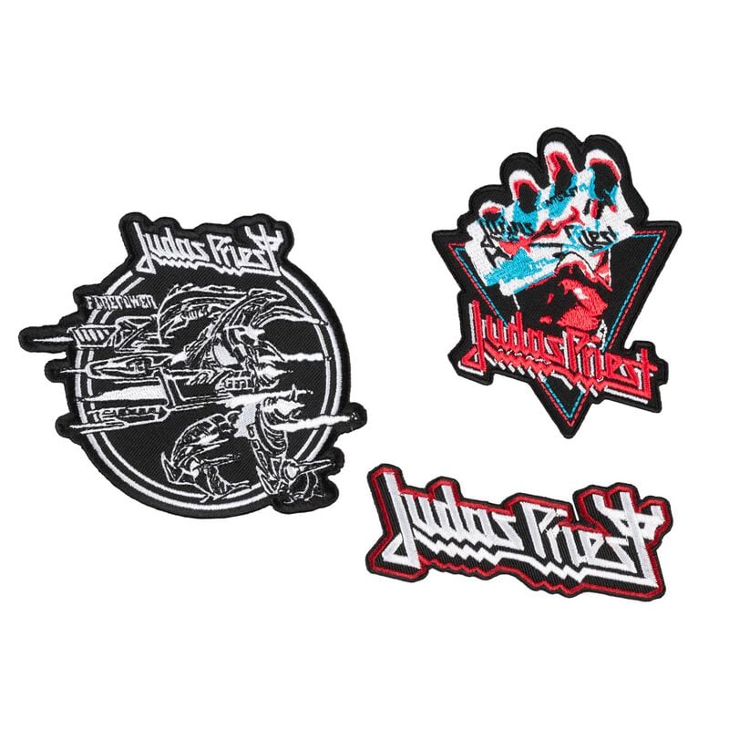 Judas Priest Patch - Patches 5-er Set Judas Priest   - Lizenziertes Merchandise! von Judas Priest