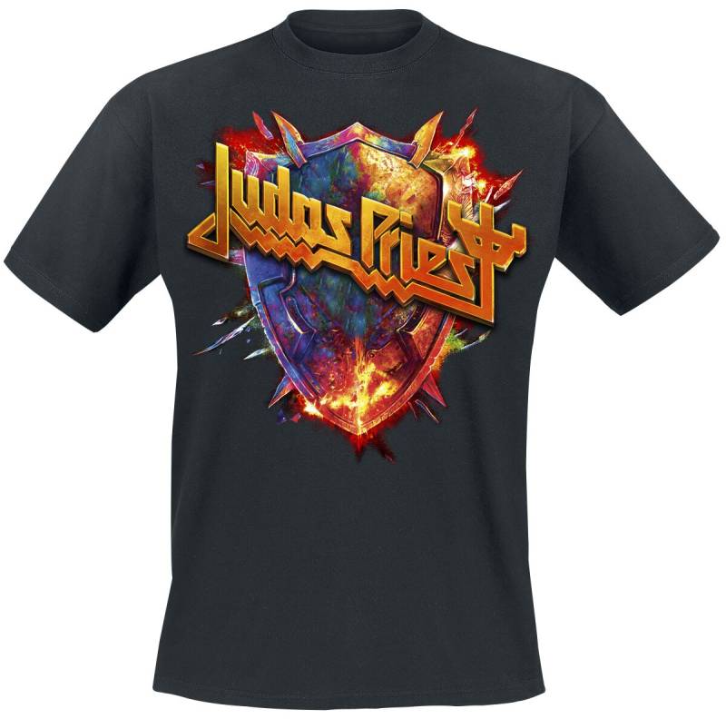 Judas Priest Shield Burst Logo T-Shirt schwarz in 4XL von Judas Priest