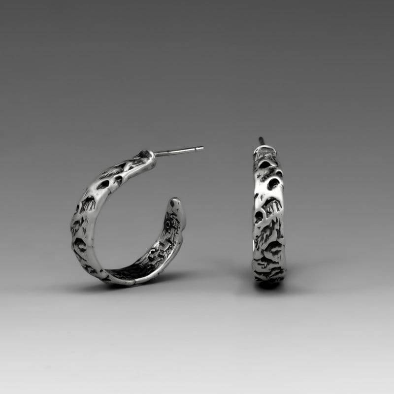 Birkenrinde Creolen, Silberschmuck, Waldschmuck, Rinde, Strukturiert, Abstrakt, Symbolismus, Kostenloses Porto Birkenrinde Creolen, Silberschmuck, Waldschmuck, Rinde, Strukturiert, Abstrakt, Symbolismus, Kostenloses Porto von JudieGummDesigns
