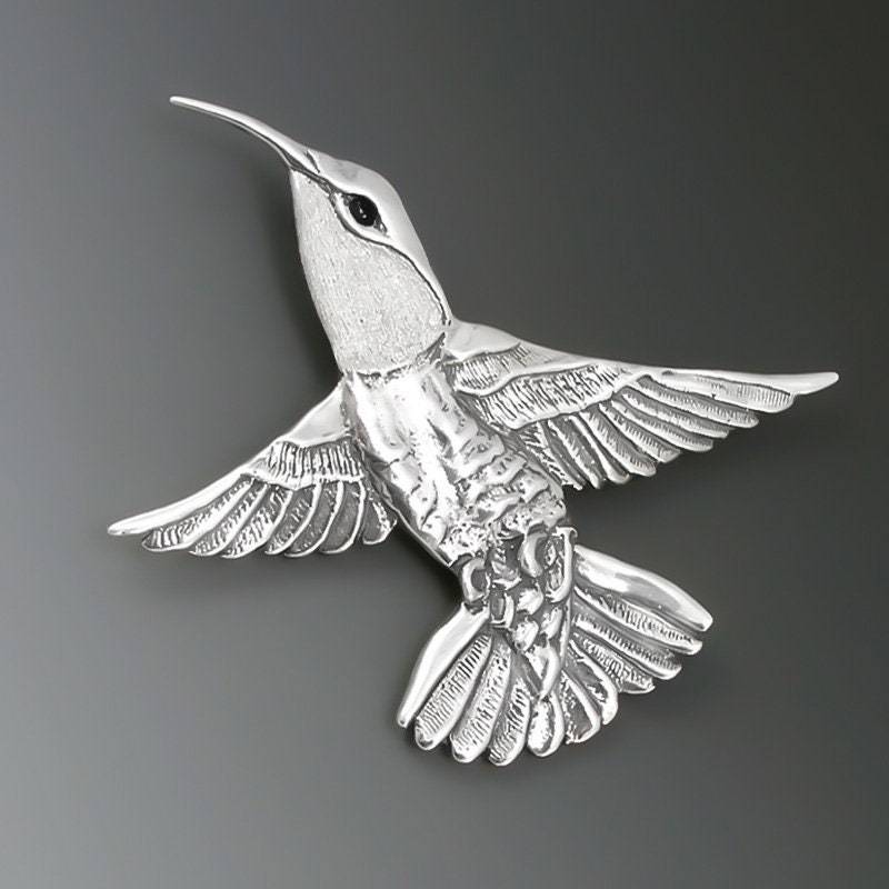 Hummer Pin Kolibri Brosche, Silber Schmuck, Symbolisch, Alaska, Natur, Portofrei Hummer Pin Kolibri Brosche, Silber Schmuck, Symbolisch, Alaska, Natur, Portofrei von JudieGummDesigns