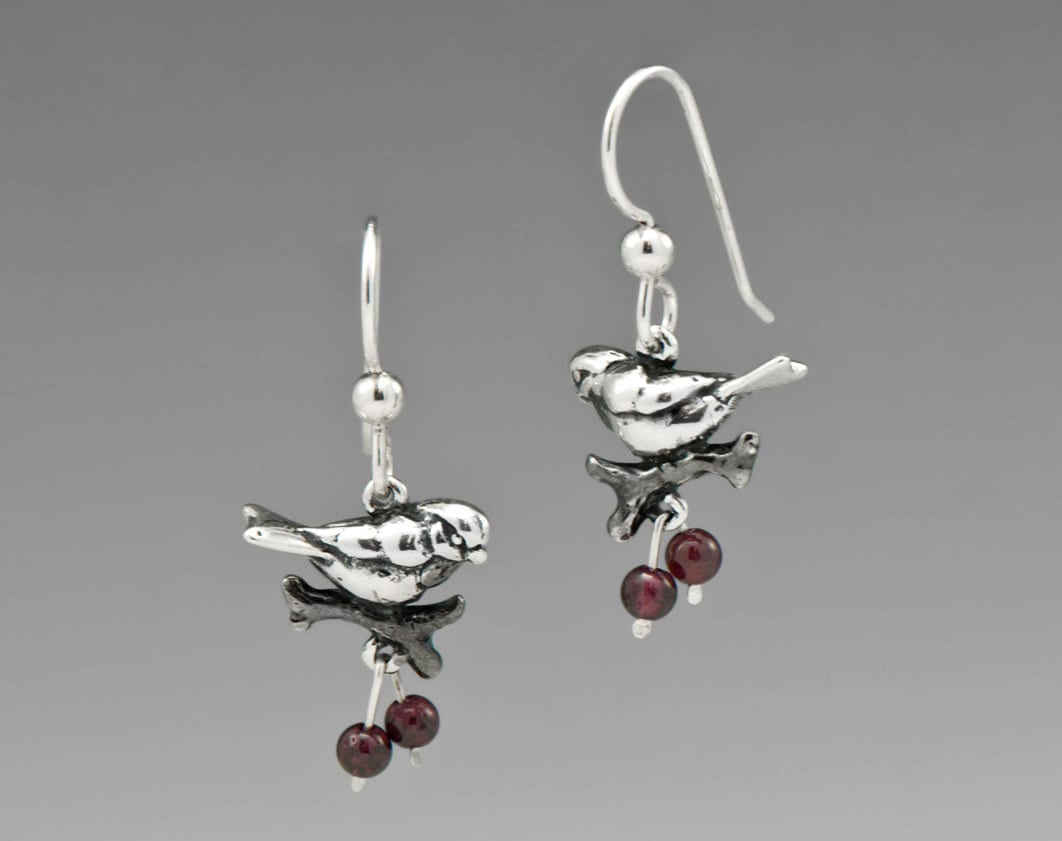 Meise Ohrringe, Granate, Vogel Schmuck, Granat Wilder Vogel, Sterling Silber Porto Kostenlos Meise Ohrringe, Granate, Vogel Schmuck, Granat Wilder Vogel, Sterling Silber Porto Kostenlos von JudieGummDesigns