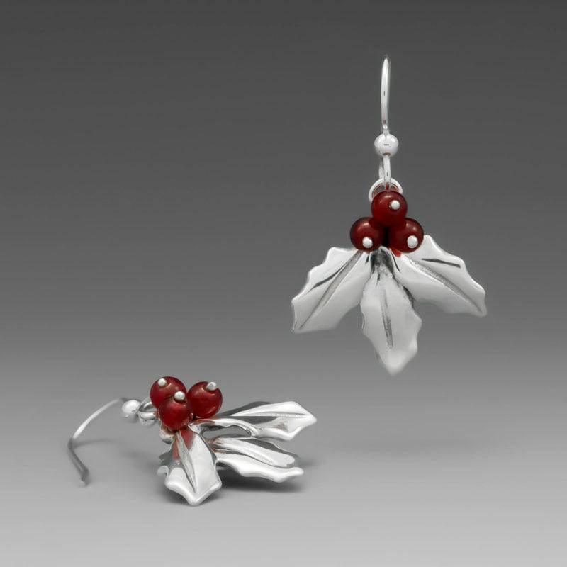 Holly Ohrringe, Karneol, Sterling, Beeren Schmuck, Urlaub Natur, Beeren, Kostenloses Porto Holly Ohrringe, Karneol, Sterling, Beeren Schmuck, Urlaub Natur, Beeren, Kostenloses Porto von JudieGummDesigns