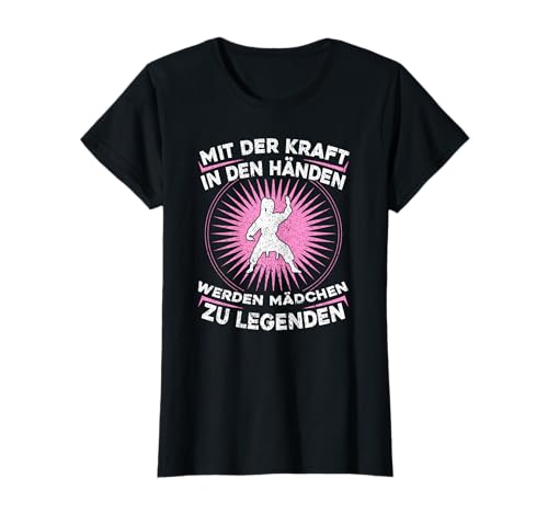 Kickboxen Karate Taekwondo Damen Training Mädchen Judo T-Shirt von Judo Geschenke & Zubehör für Frauen Mädchen