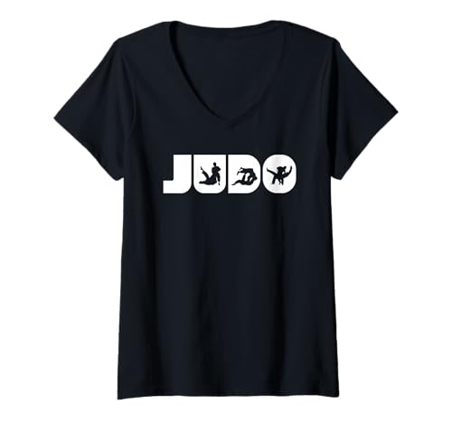 Damen Judo-T-Shirt Geschenk für Judo-Liebhaber T-Shirt mit V-Ausschnitt Damen Judo-T-Shirt Geschenk für Judo-Liebhaber T-Shirt mit V-Ausschnitt von Judo Gifts Tees