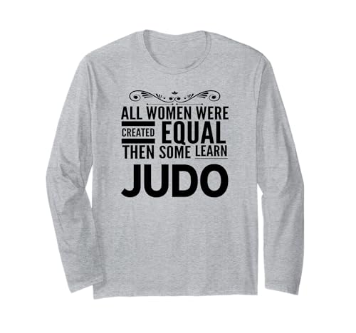 Frauen Lernen Judo Mädchen Japanische Kampfkunst Lustig Sensei Langarmshirt von Judo Women