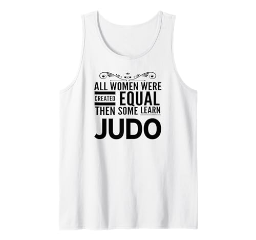 Frauen Lernen Judo Mädchen Japanische Kampfkunst Lustig Sensei Tank Top von Judo Women