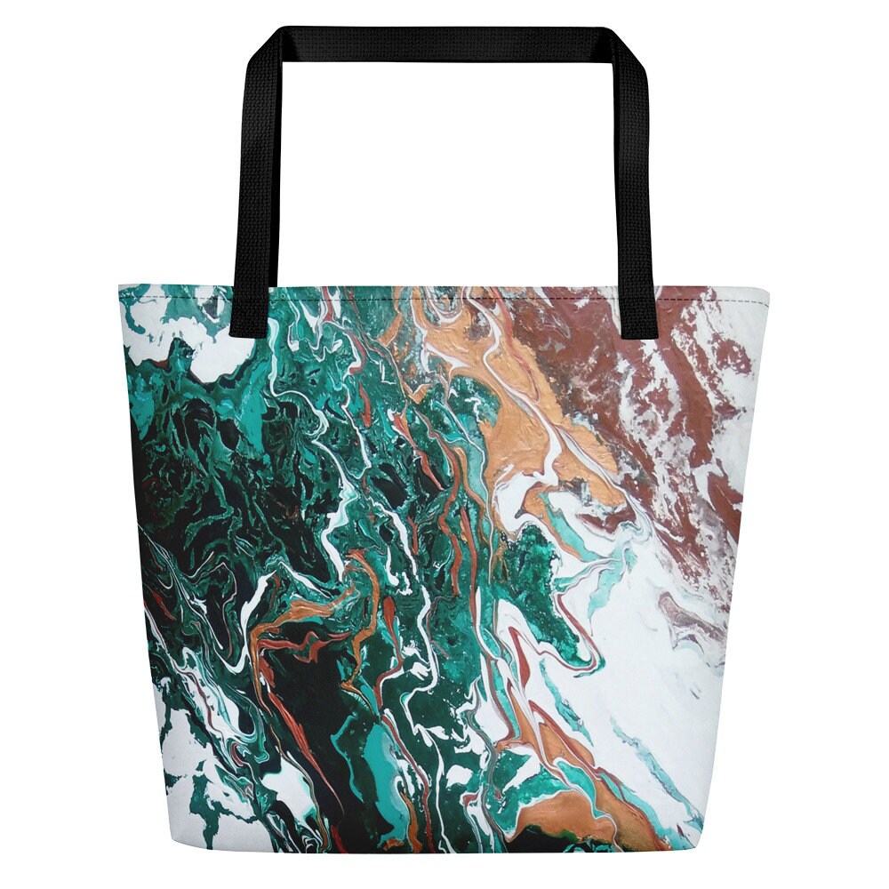 Aalia 16 "x 20" Strandtasche Aalia 16 "x 20" Strandtasche von JudyCsotsitsArt