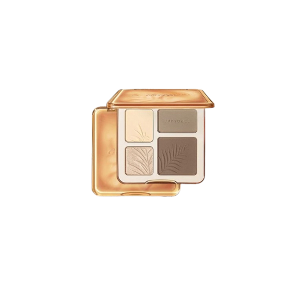 Judydoll - 2 In 1 Highlighter Contour Palette - 9g - 02 Wood von Judydoll