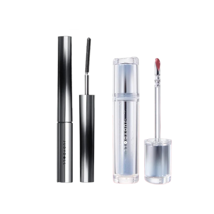 Judydoll - 3D Curling Eyelash Iron Mascara Curly - 2g - 01 Black (1ea) + Ice Watery Lip Gloss - 2.4g - 11 Blueberry Bailey's... von Judydoll