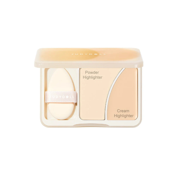 Judydoll - Dual-Color Highlighter Palette - 8g - #02Warm Sunlight von Judydoll