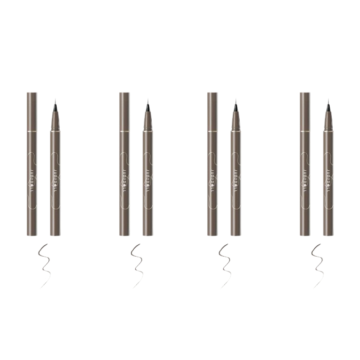 Judydoll - Slim Liquid Eyeliner - 0.5ml - 01 Black (4ea) Set von Judydoll