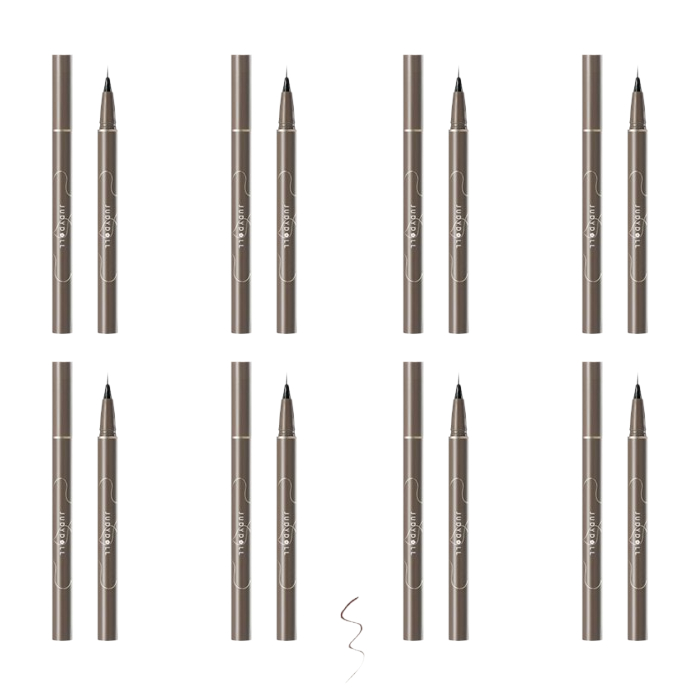 Judydoll - Slim Liquid Eyeliner - 0.5ml - 02 Deep Brown (8ea) Set von Judydoll