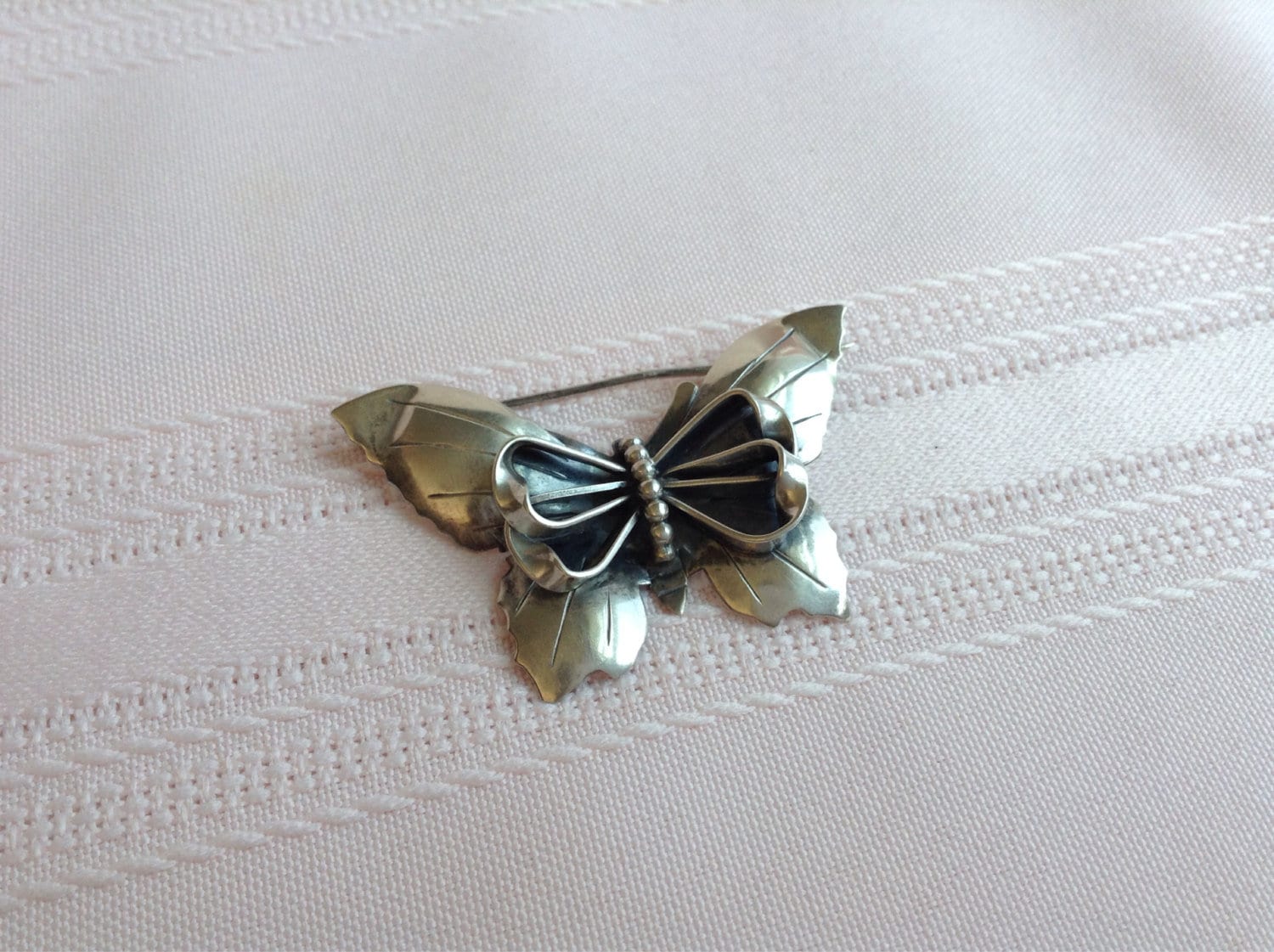 Vintage Sterling Silber Schmetterling Signature Brosche von JudysVintageCorner
