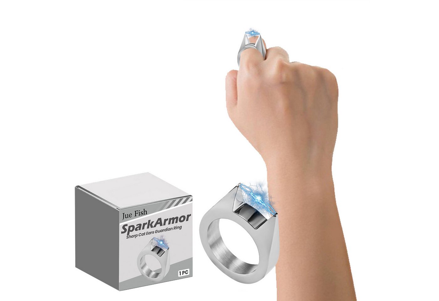 Jue-Fish Partnerring Jue-Fischring-Paar-Schutzring von Jue-Fish