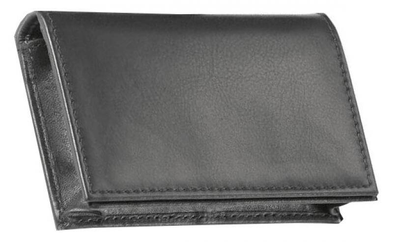 Jüscha - Alassio Kredit-und Visitenkartenetui echt Leder schwarz Schwarz von Jüscha