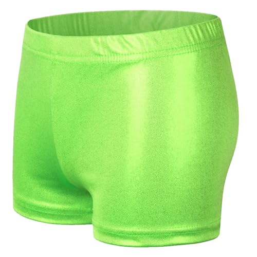 Jugaoge Mädchen Metallisch Kurze Hose Elastische Taille Sommer Turnhose Schimmernd Gymnastikhose Boycut Boxershorts zum Turnanzug Gymnastik Trikot Leuchtendes Grün 146-152 Jugaoge Mädchen Metallisch Kurze Hose Elastische Taille Sommer Turnhose Schimmernd Gymnastikhose Boycut Boxershorts zum Turnanzug Gymnastik Trikot Leuchtendes Grün 146-152 von Jugaoge