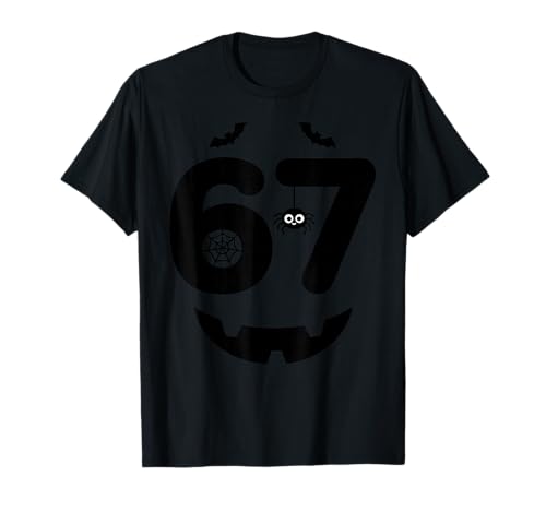 Kinder Sechs Sieben Meme 67 Halloween T-Shirt Kinder Sechs Sieben Meme 67 Halloween T-Shirt von Jugend Six Seven Jungs 67 Meme Shirts