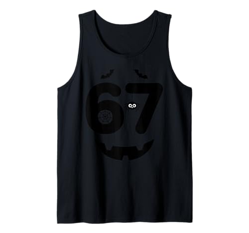 Kinder Sechs Sieben Meme 67 Halloween Tank Top Kinder Sechs Sieben Meme 67 Halloween Tank Top von Jugend Six Seven Jungs 67 Meme Shirts