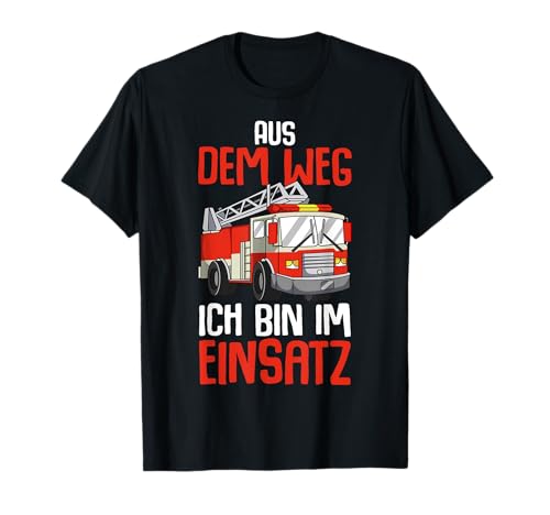 Feuerwehr Feuerwehrmann Feuerwehrauto Kinder Junge T-Shirt von Jugendfeuerwehr & Freiwillige Feuerwehr Geschenke